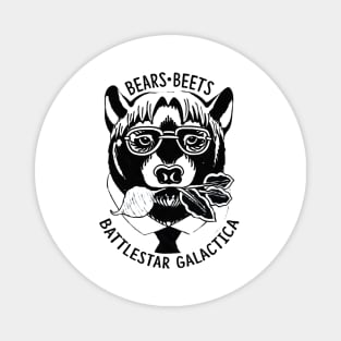 Dwight Schrute Bears Beets and Battlestar Galactica Magnet